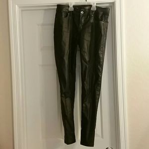 Gunmetal grey shimmery skinny jeans size 10 r